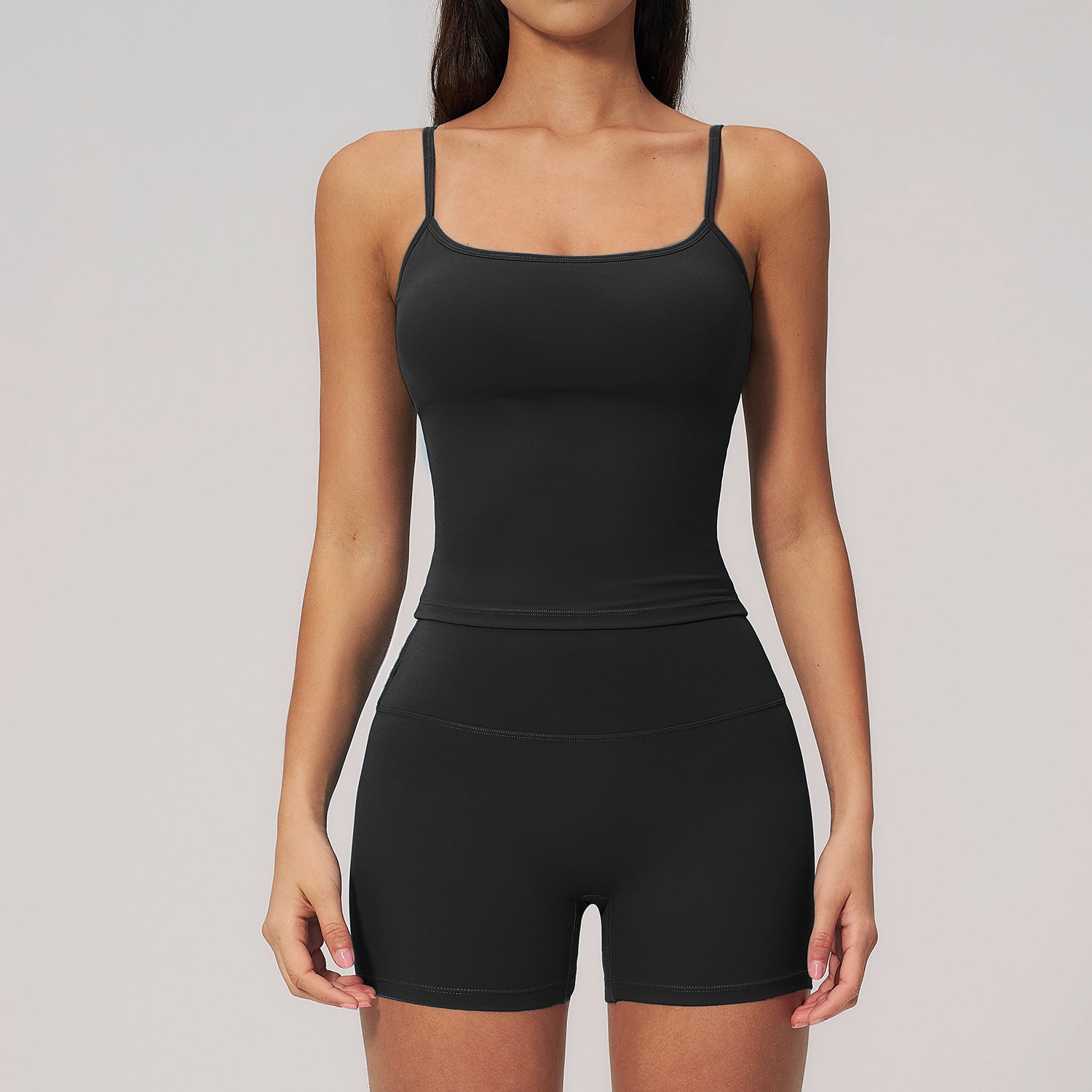 High-Waisted Butt-Lifting shorts Fitness Yoga Set