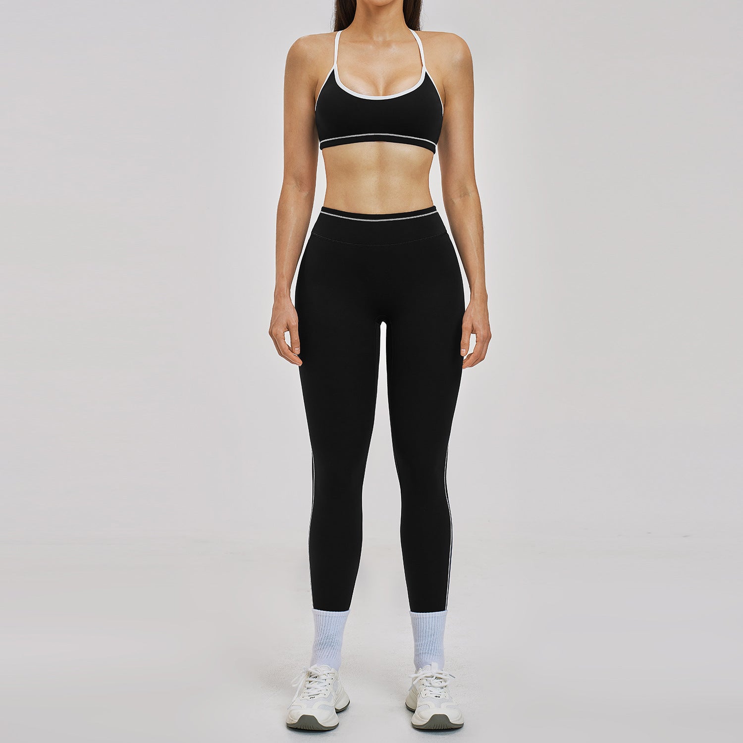 Women's wholesale quick-drying sports bras with leggings yoga set