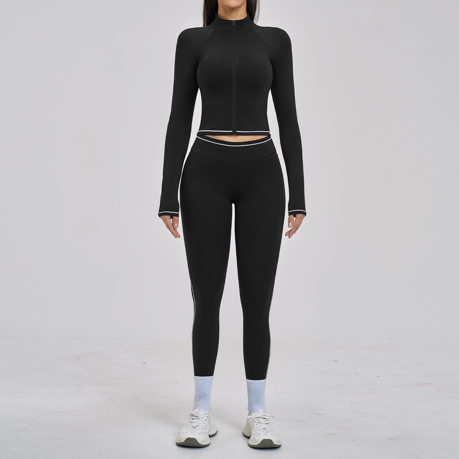 Women's casual quick-drying jackets fitness yoga suit