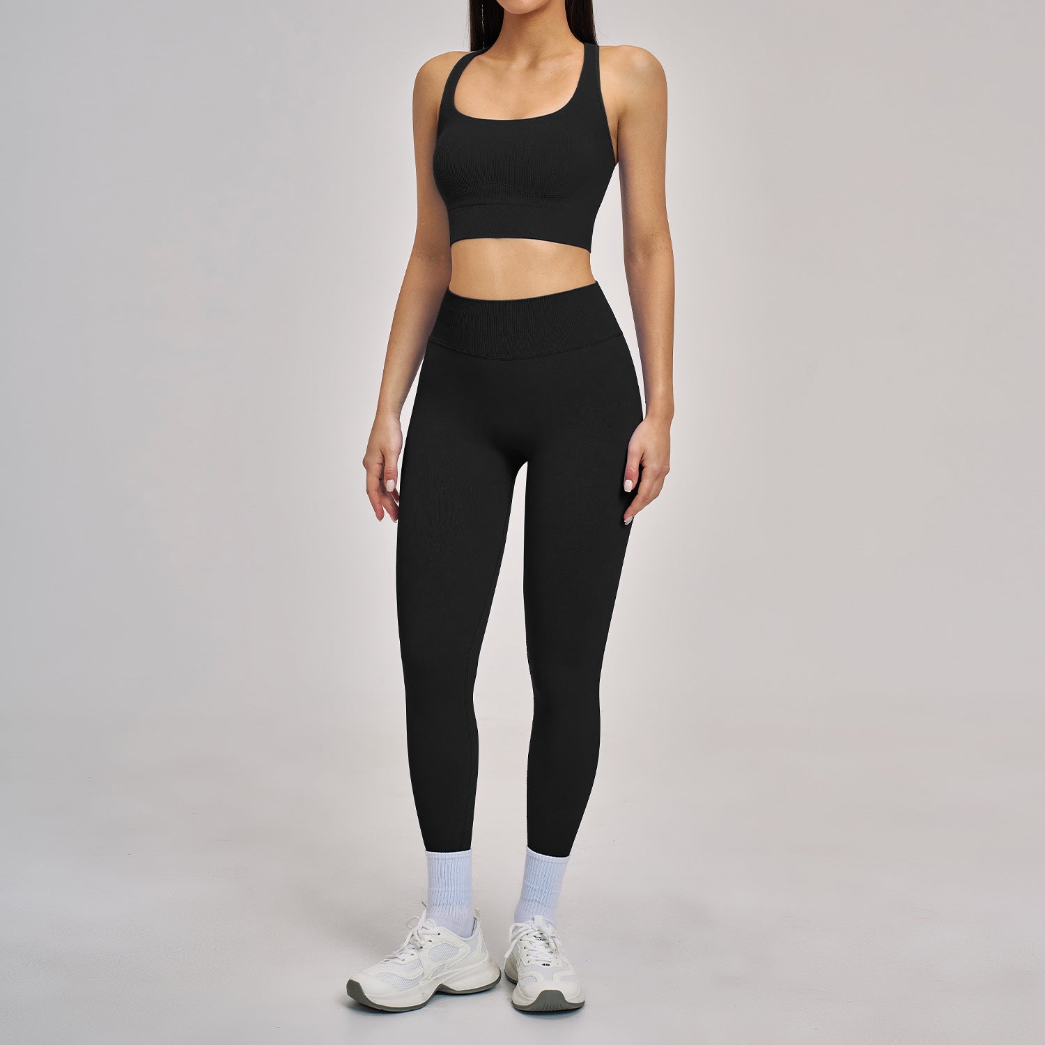 Women's seamless Back-Enhancing Form-Fitting Workout Wear