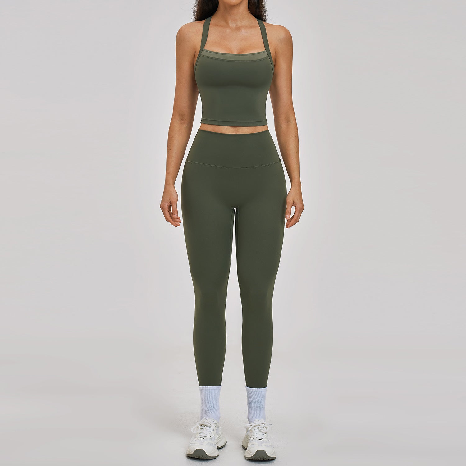 Women's wholesale quick-drying sports bras with leggings yoga set