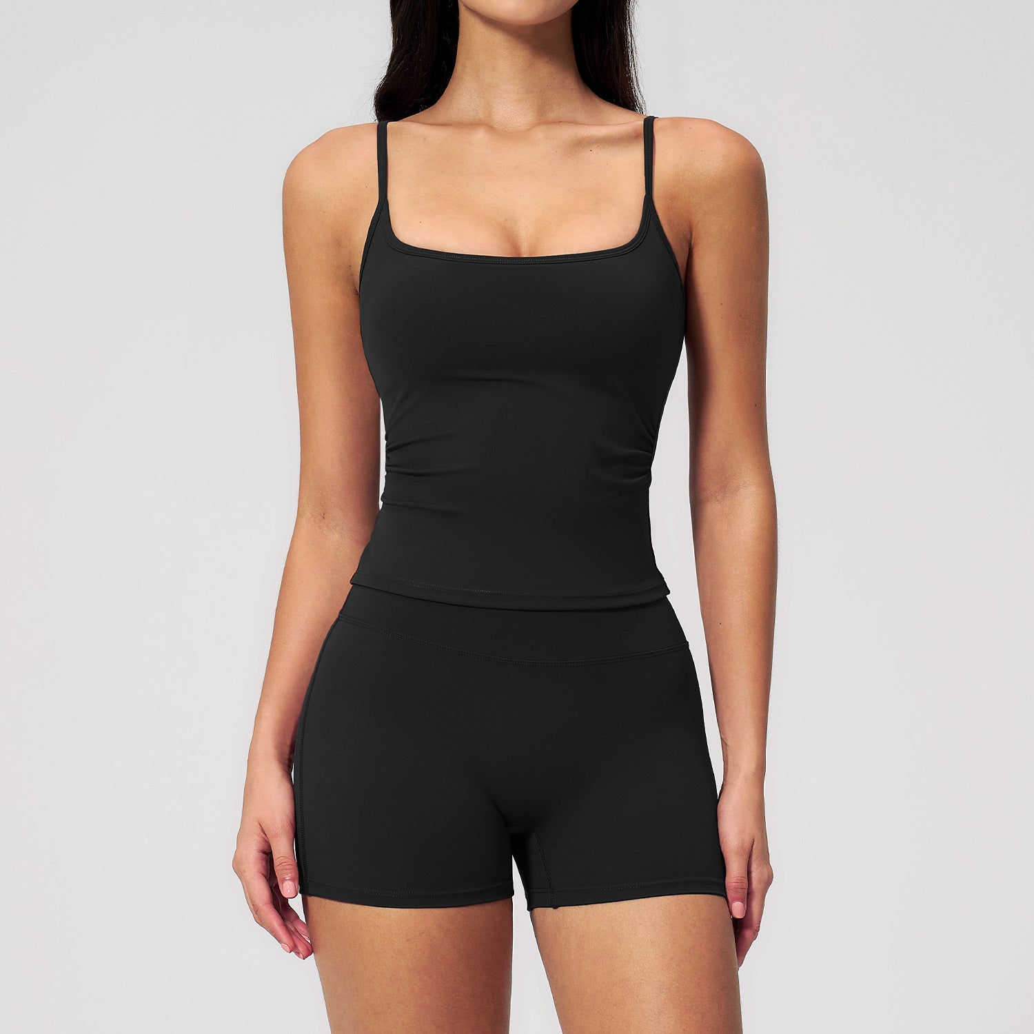 Women's casual Vest and Shorts Athletic Set fitness yoga set