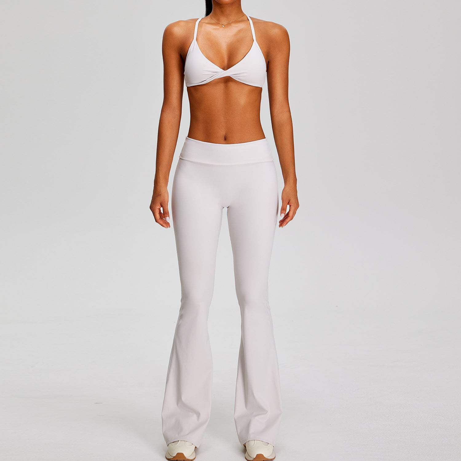 New Style Quick-Drying bras with Form-Fitting flares Yoga Set