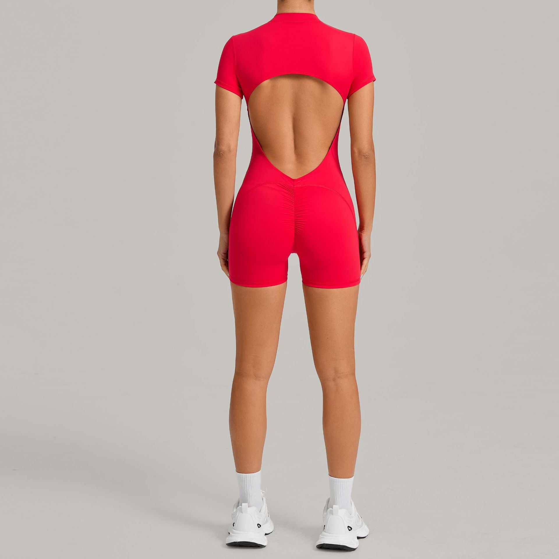 Butt-Lifting Athletic Jumpsuit Backless One-Piece Yoga Fitness Bodysuit