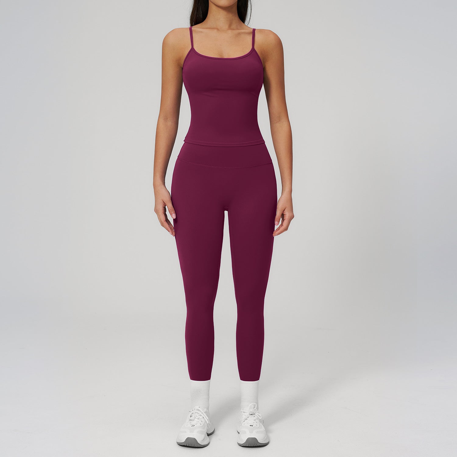 Breathable Quick-Drying Slim-Fit High-Stretch Butt-Lifting Fitness Yoga Set