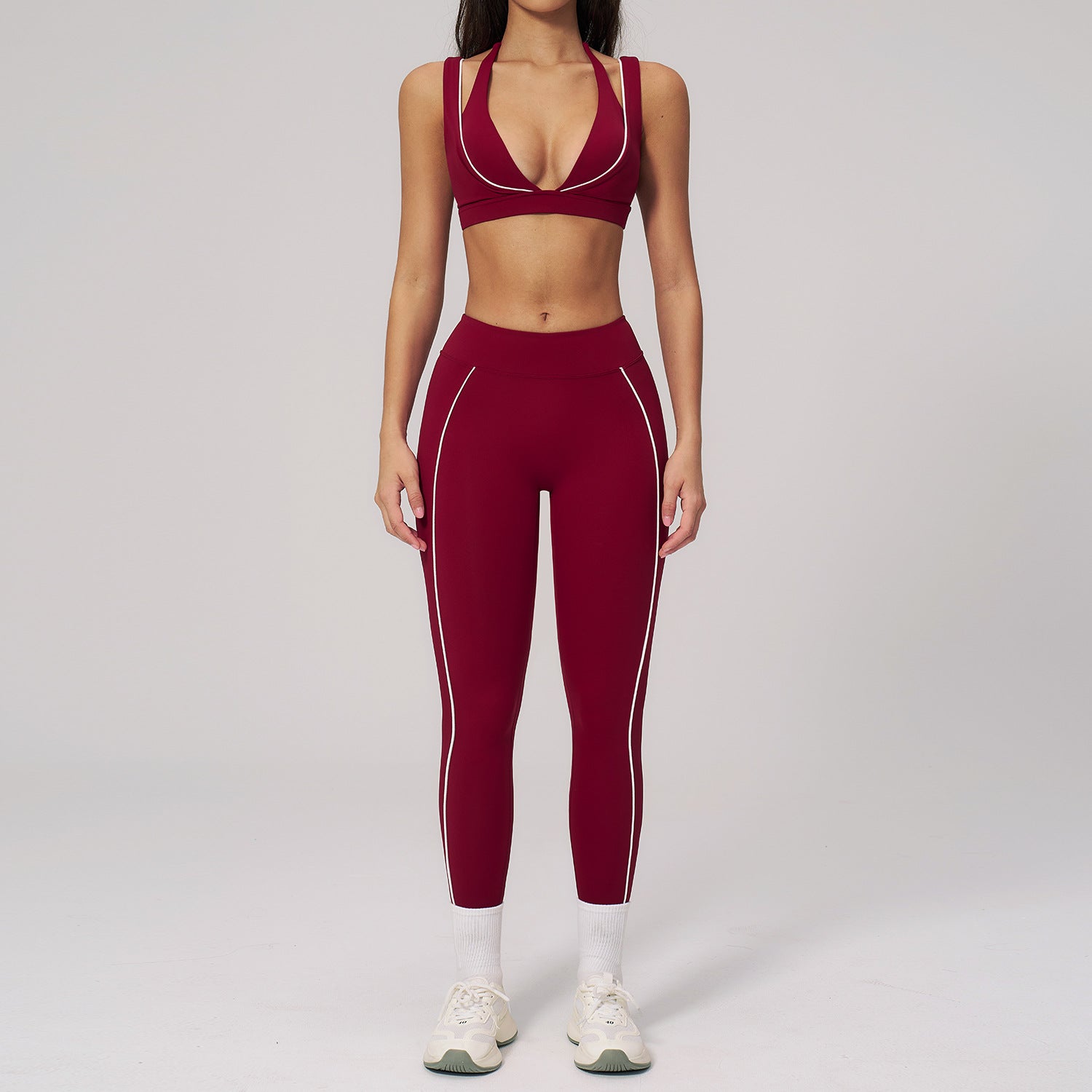 Women's sexy Slim-Fit Running Fitness sports bras set