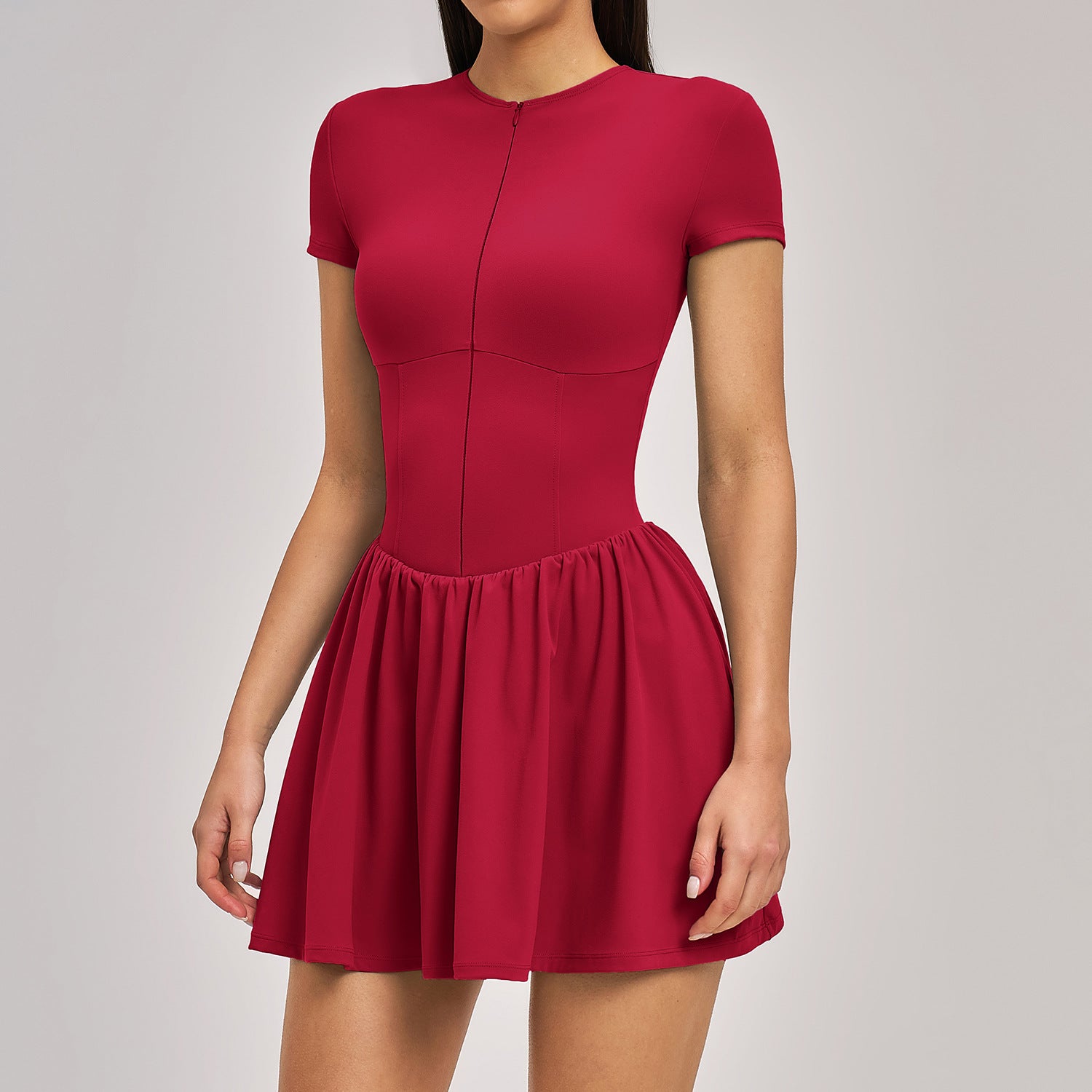 Beautiful Tennis Skirt Fitness Pockets Dress