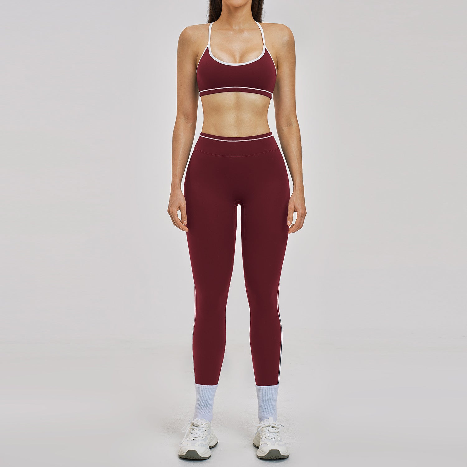 Women's wholesale quick-drying sports bras with leggings yoga set