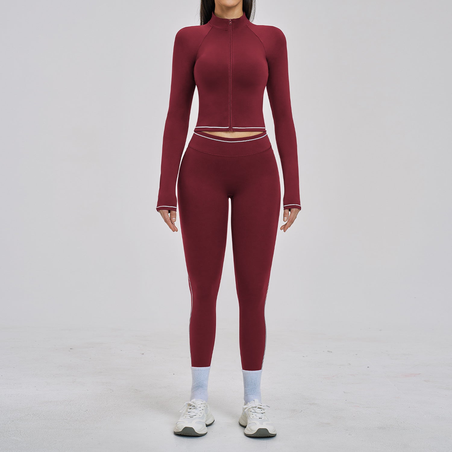 Women's casual quick-drying jackets fitness yoga suit