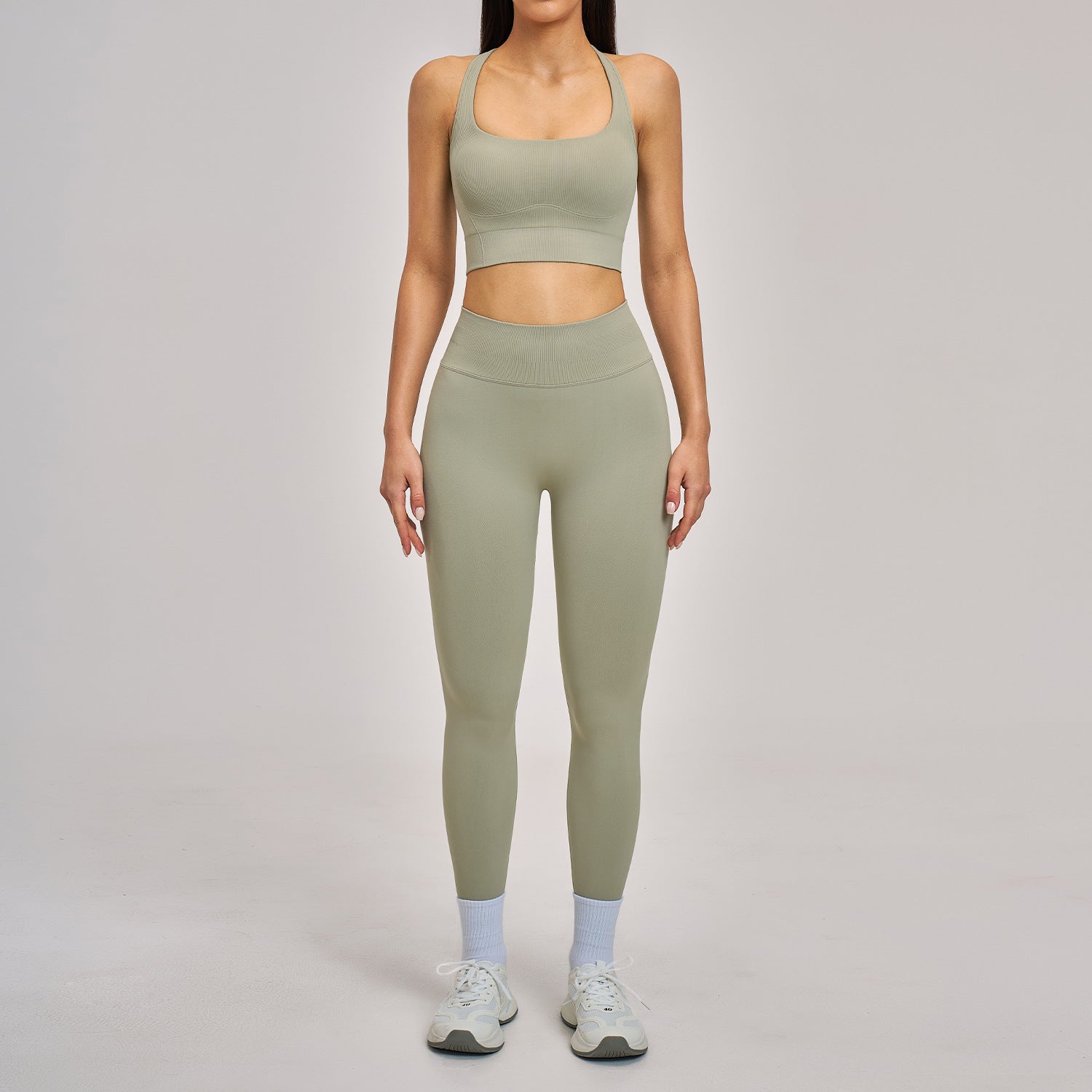 Women's seamless Back-Enhancing Form-Fitting Workout Wear