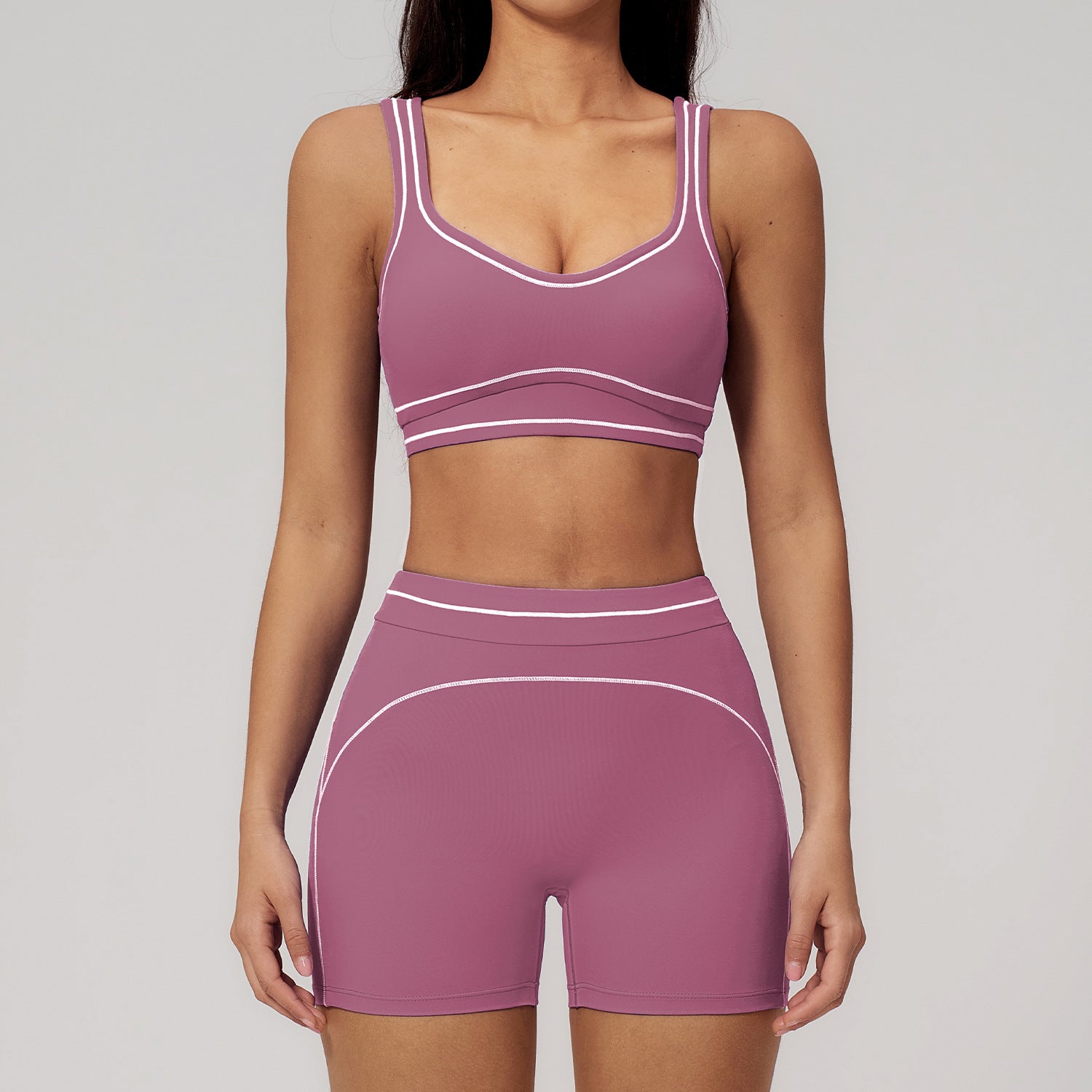 Women's hot-selling Color-Block Yoga sports bras Set