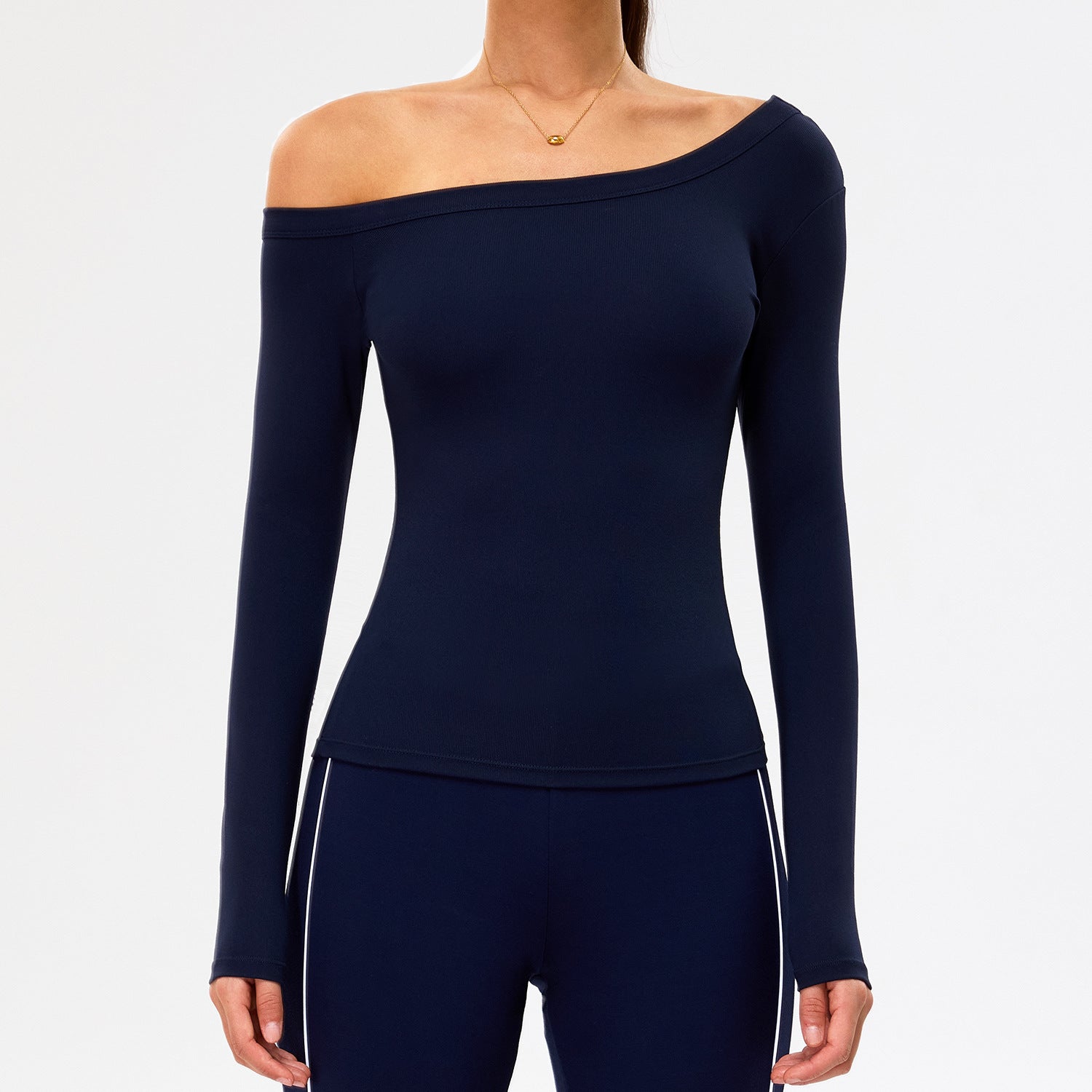 Stylish Off-Shoulder Top Quick-Drying long sleeve tops