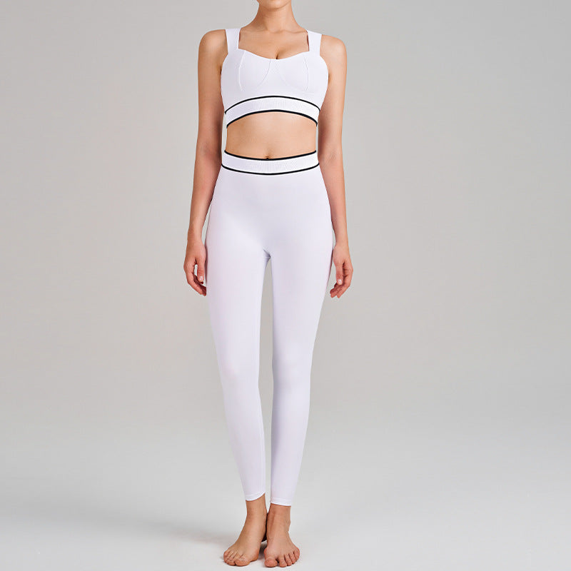 High-Waisted Butt-Lifting leggings two-pieces yoga set