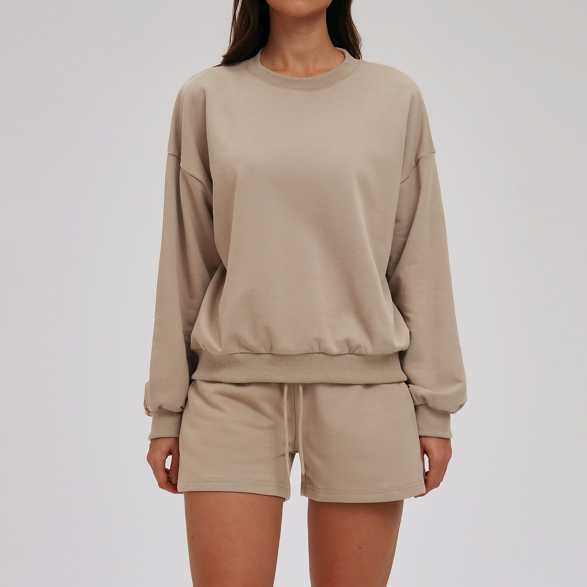 Fashion Versatile Loose-Fit Winter Sportswear hoodies Set