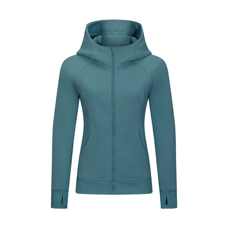 Women's New Thickened Warm Hooded Sports Coat