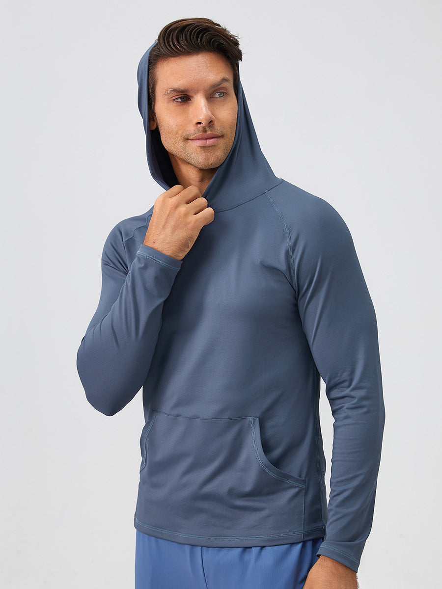 Men's Sports Hooded Moisture-Absorbent Quick-Drying Fitness Clothing