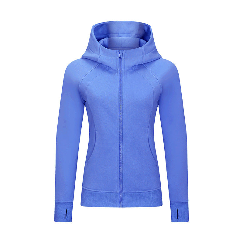 Women's New Thickened Warm Hooded Sports Coat