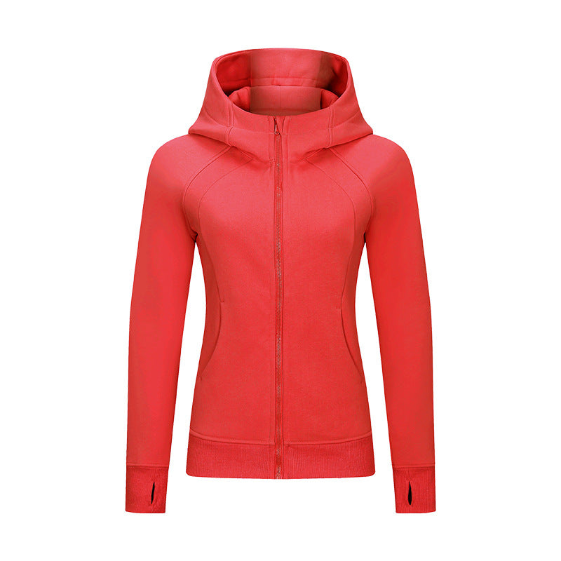 Women's New Thickened Warm Hooded Sports Coat