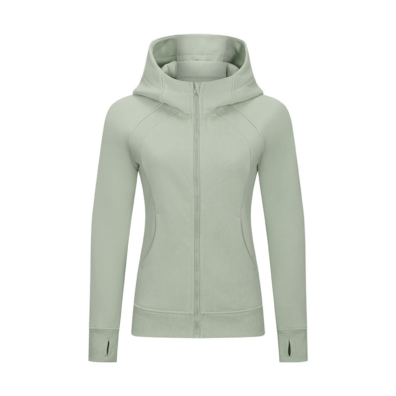 Women's New Thickened Warm Hooded Sports Coat