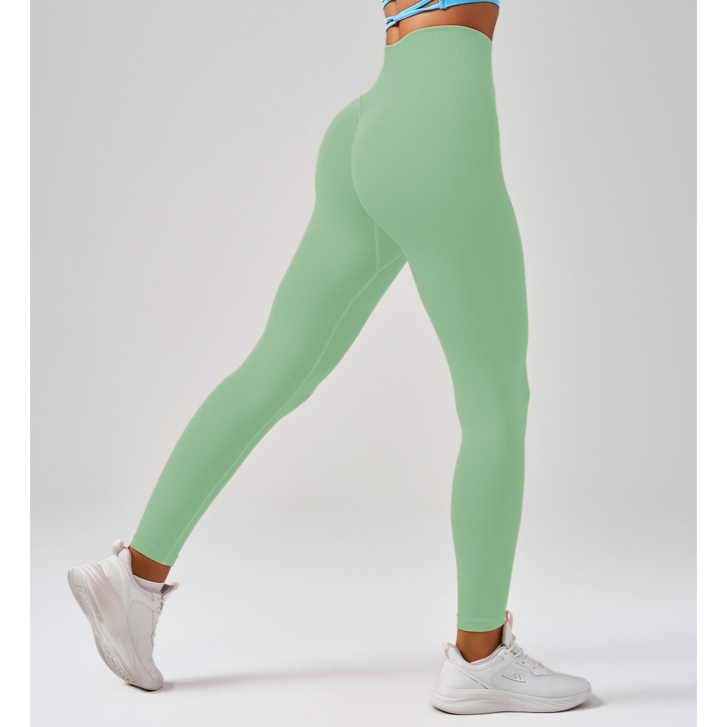 Women's High Abdominal Waist Tight Fitness Pants