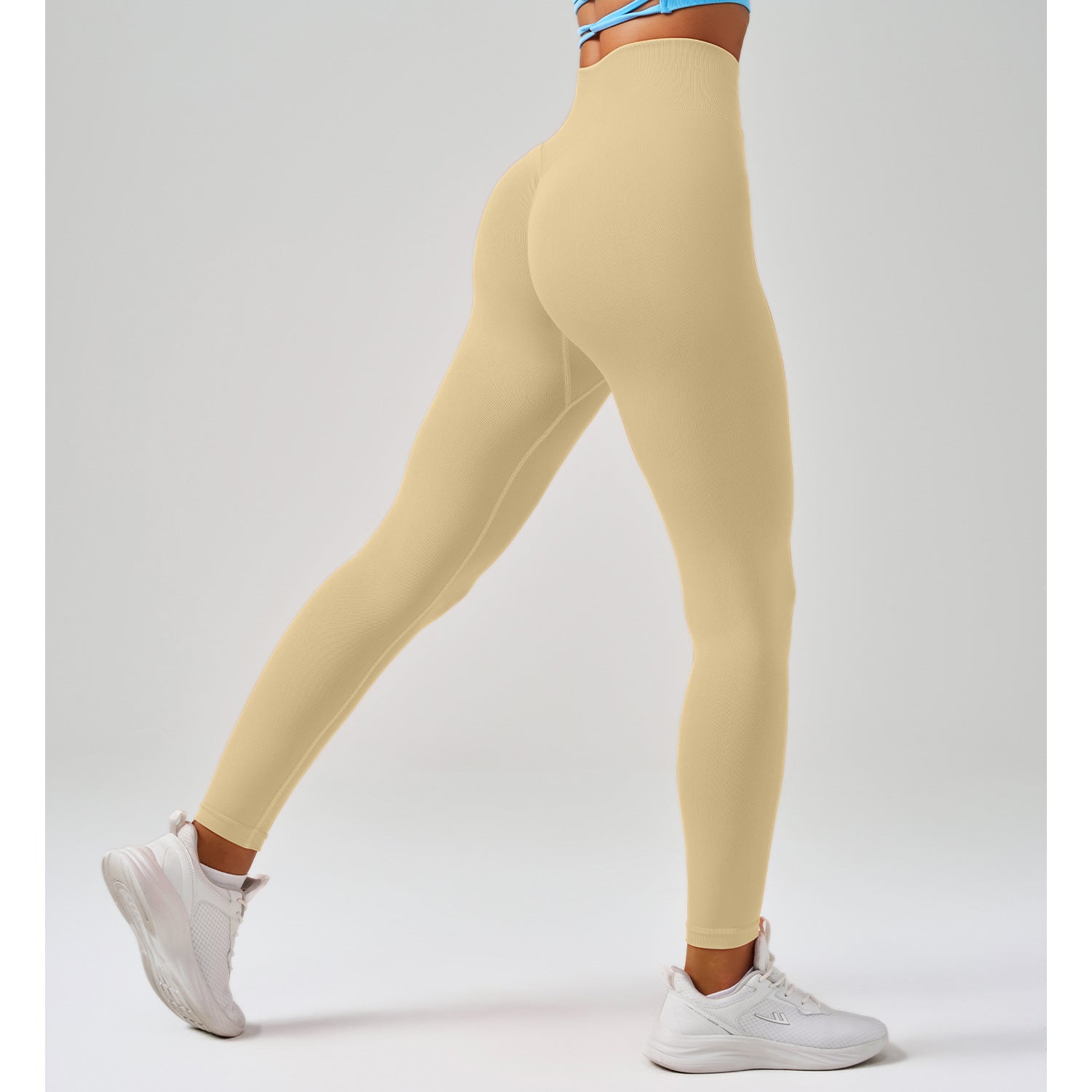 Women's High Abdominal Waist Tight Fitness Pants