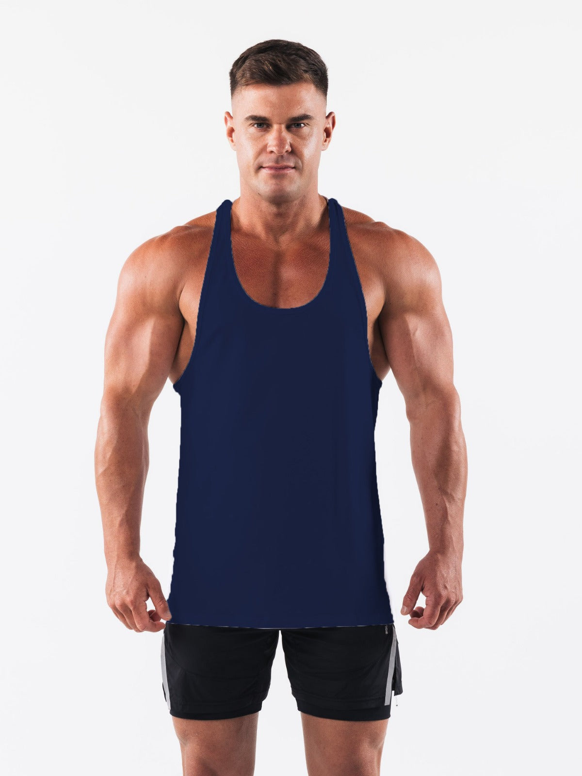 Men's Gym Workout Running Iron I-Shaped Vests