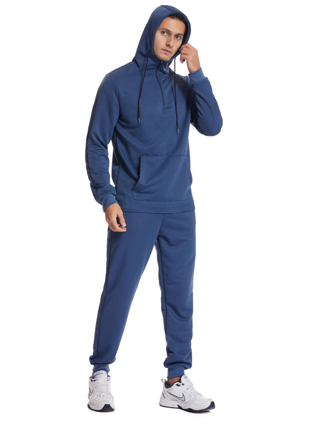 Men's Sports Half-Zip Hooded Suits