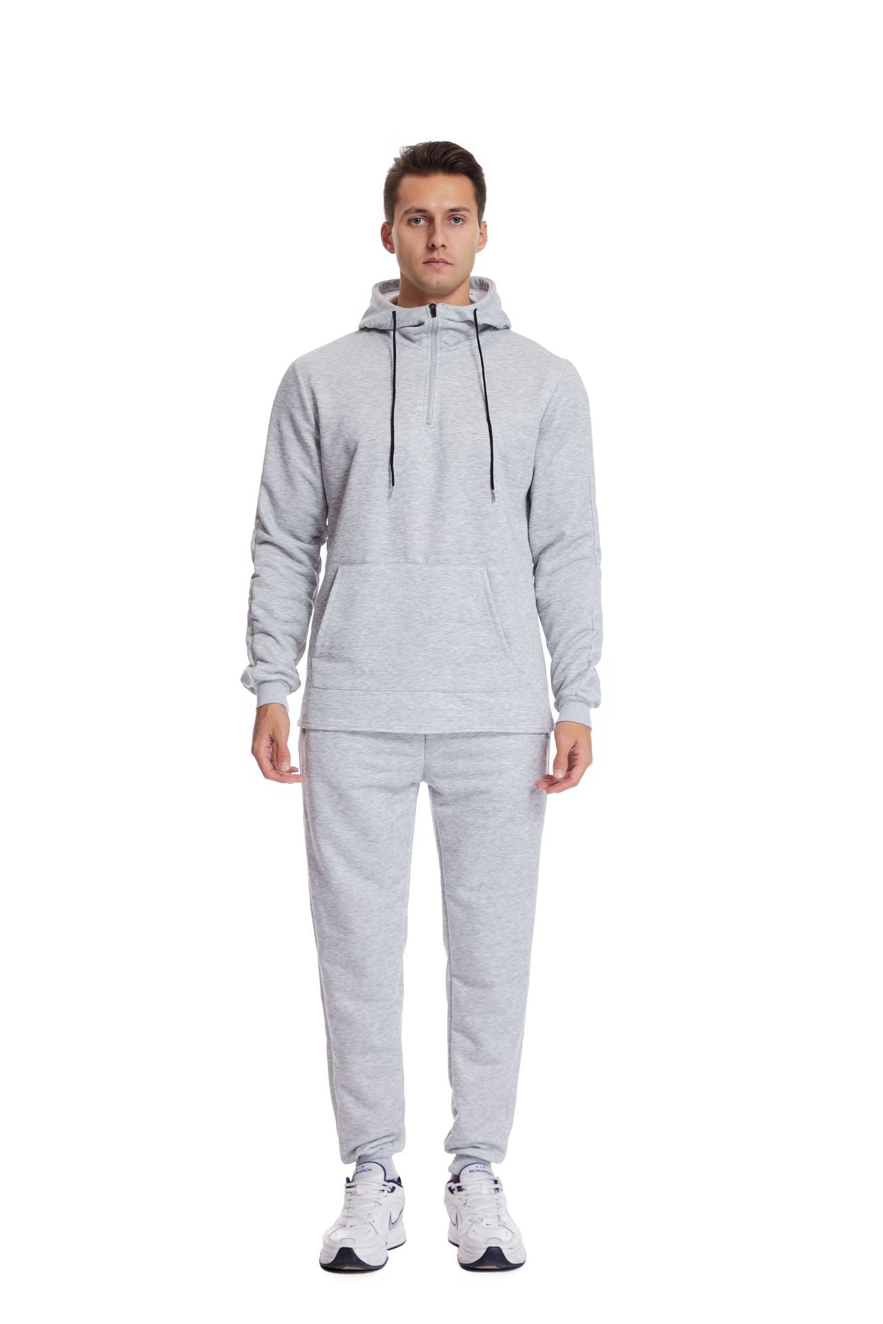 Men's Sports Half-Zip Hooded Suits