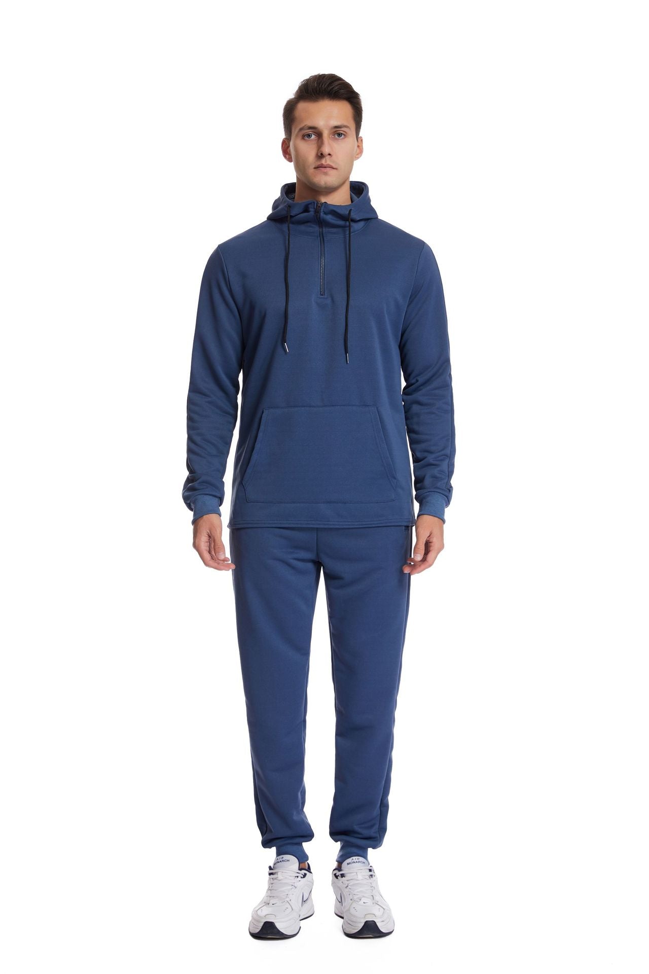 Men's Sports Half-Zip Hooded Suits