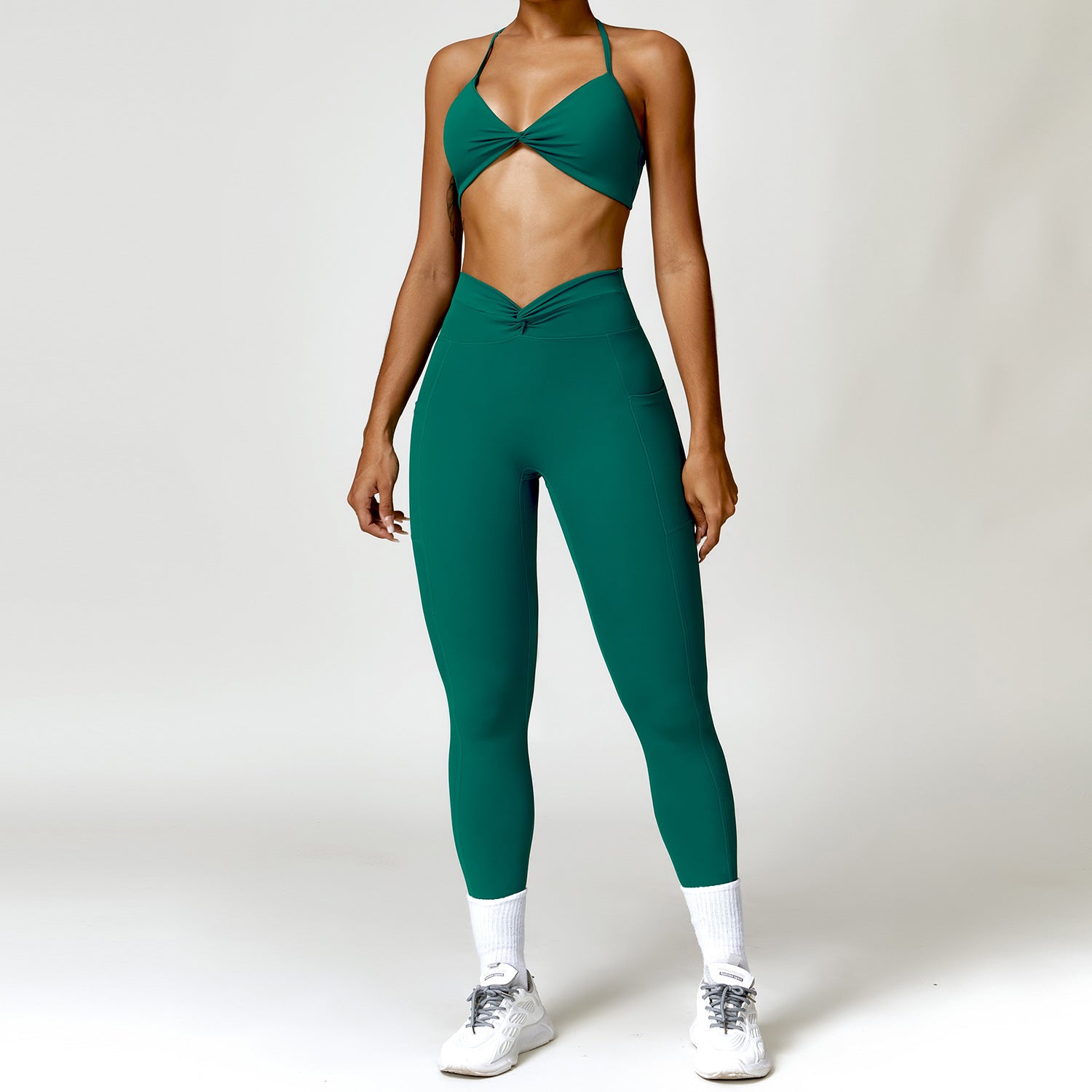 Women's Athletic Elegance Quick-Dry Fitness Outfit Set